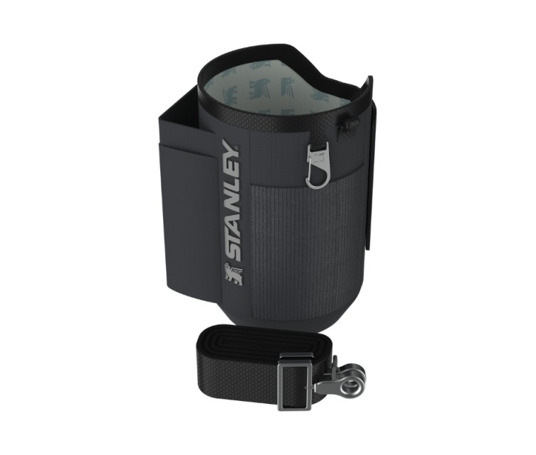 Carrying case for thermo mug with straw The All-Day Quencher Carry-All 1.18L black