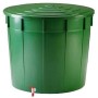 Water barrel 500L with lid and tap Ø100x82cm