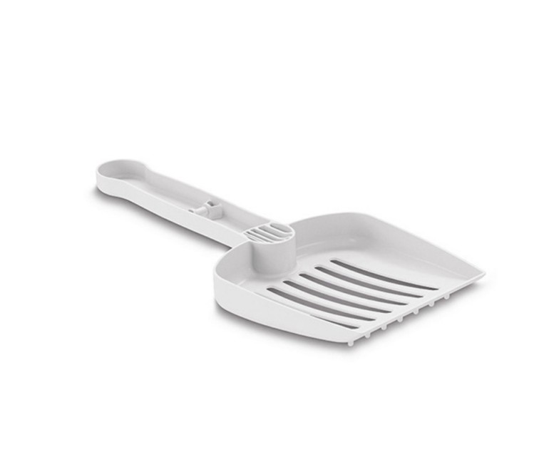 Spatula for cat toilet 25x11x2cm white