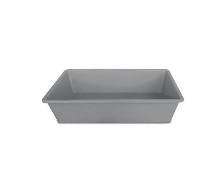 Cat litter box Cat Litter Tray 2 50x35x12cm gray