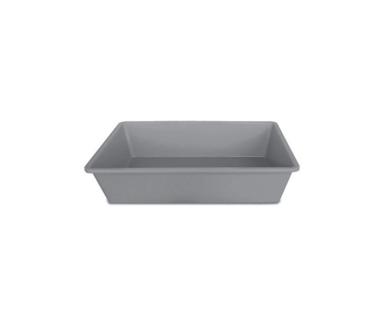 Cat litter box Cat Litter Tray 1 40x30x10cm gray