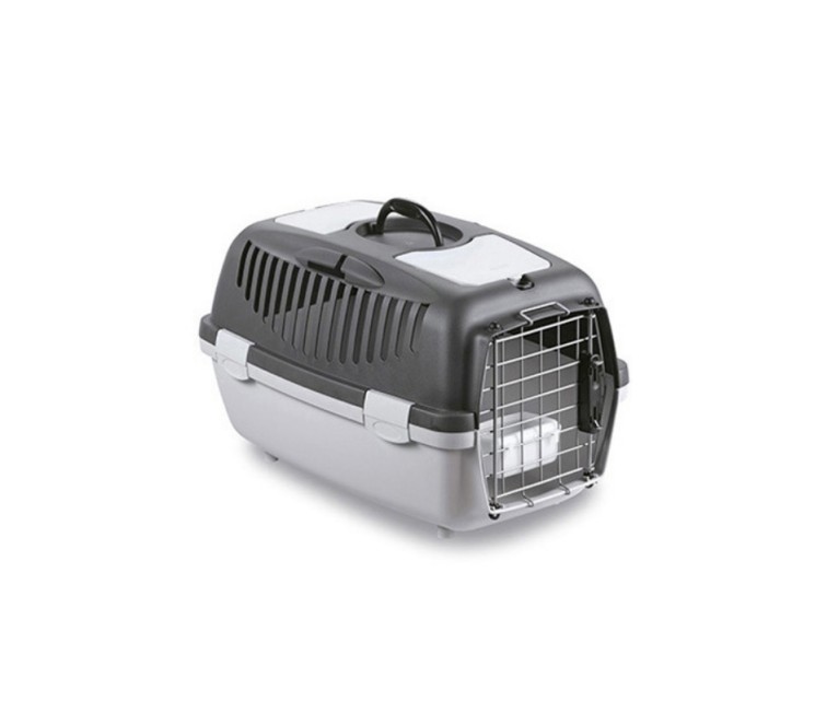 Transport cage Gulliver 2 Delux 55x36x35cm dark gray/light gray