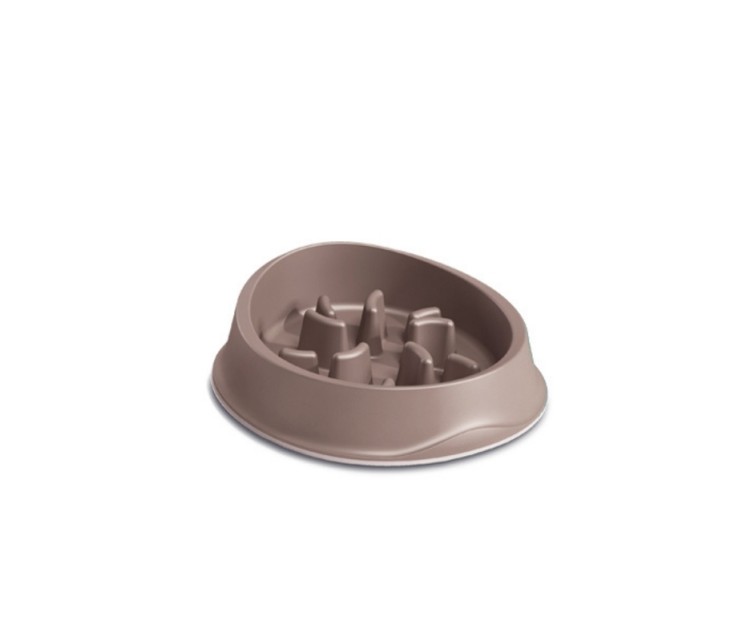 Food bowl Chic Slow Food 0.5L 20.5x20.5x6.5cm light gray