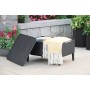 Garden table Salemo grey