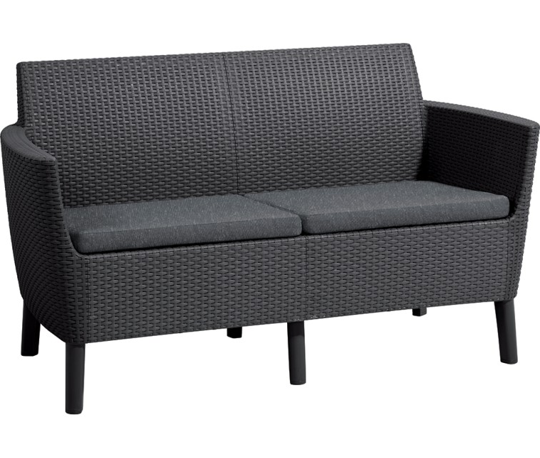 Salemo 2 Seater Sofa grey