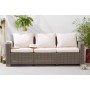 Trivietė sodo sofa California 3 Seater Sofa, smėlio spalvos