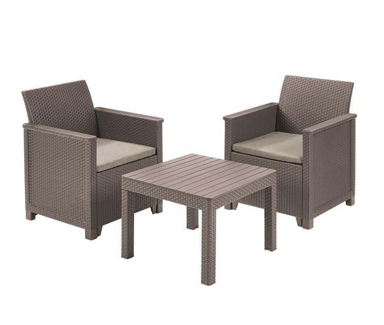 Garden furniture set Elodie Balcony Set with table Classic beige