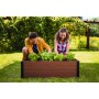 Rectangular flower bed Maple Trough 106x52x32cm brown