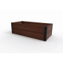 Rectangular flower bed Maple Trough 106x52x32cm brown