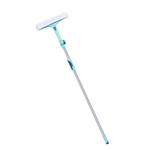 LEIFHEIT Window Cleaner With Brush And Telescopic Handle 120-200cm