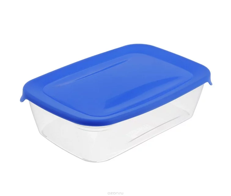 Food container rectangle 2L Fresh&Go blue - 0800555139