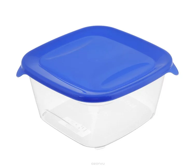 Food container square 1,2L Fresh&Go blue - 0800560139